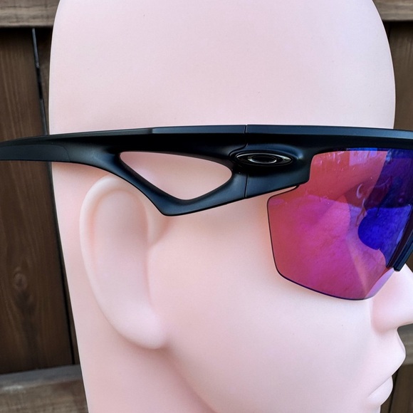 Oakley Black and Red Men's Sunglasses - Picture 3 of 9